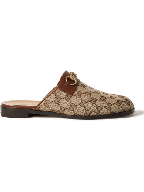 gucci loafers suede brown|gucci backless loafer.